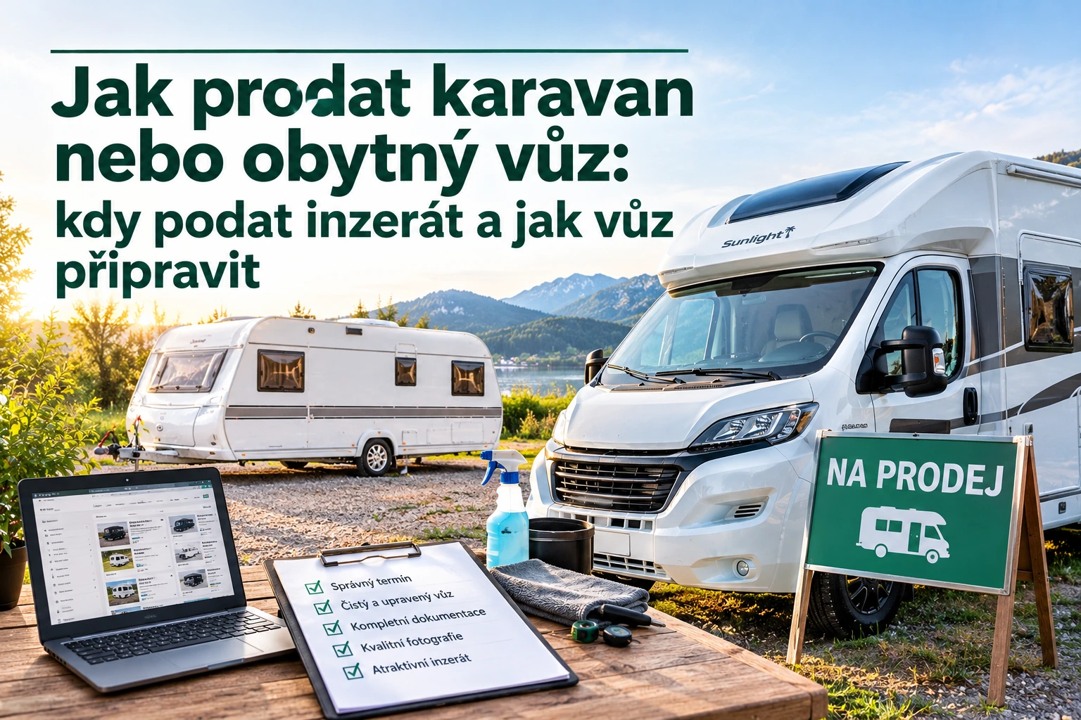 Jak prodat karavan nebo obytný vůz: kdy podat inzerát a jak vůz připravit
