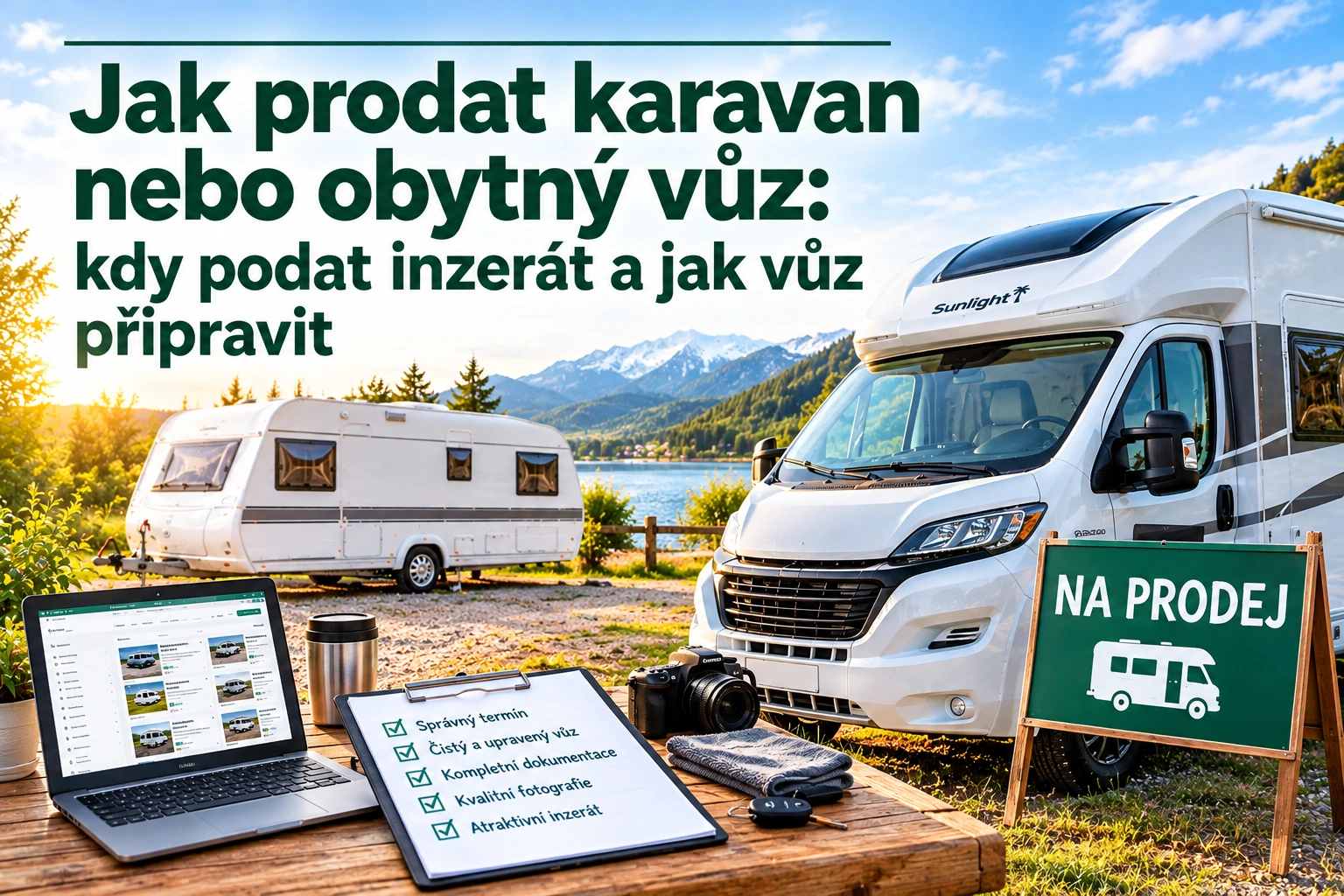 Jak prodat karavan nebo obytný vůz: kdy podat inzerát a jak vůz připravit