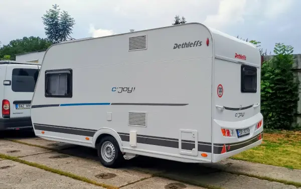 Dethleffs C´Joy, 1.majitel, solár, měnič, MOVER, EL. Nohy - fotografie 3